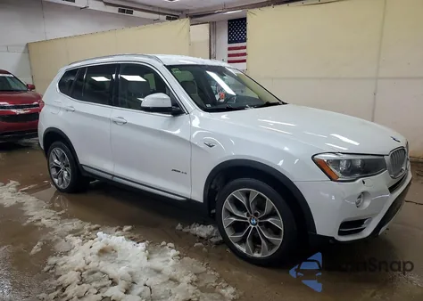 2015 BMW X3 xDrive35I from USA, damaged, VIN 5UXWX7C54F0K32792